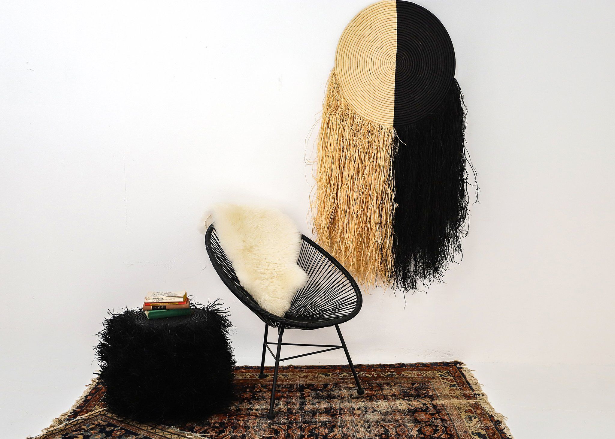 Modern Cascading Fringed Wall Disc thumbnail 2