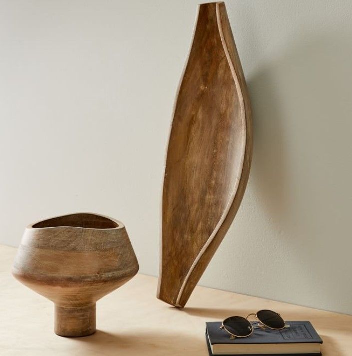 Wood Coastal Bowl Long thumbnail 2