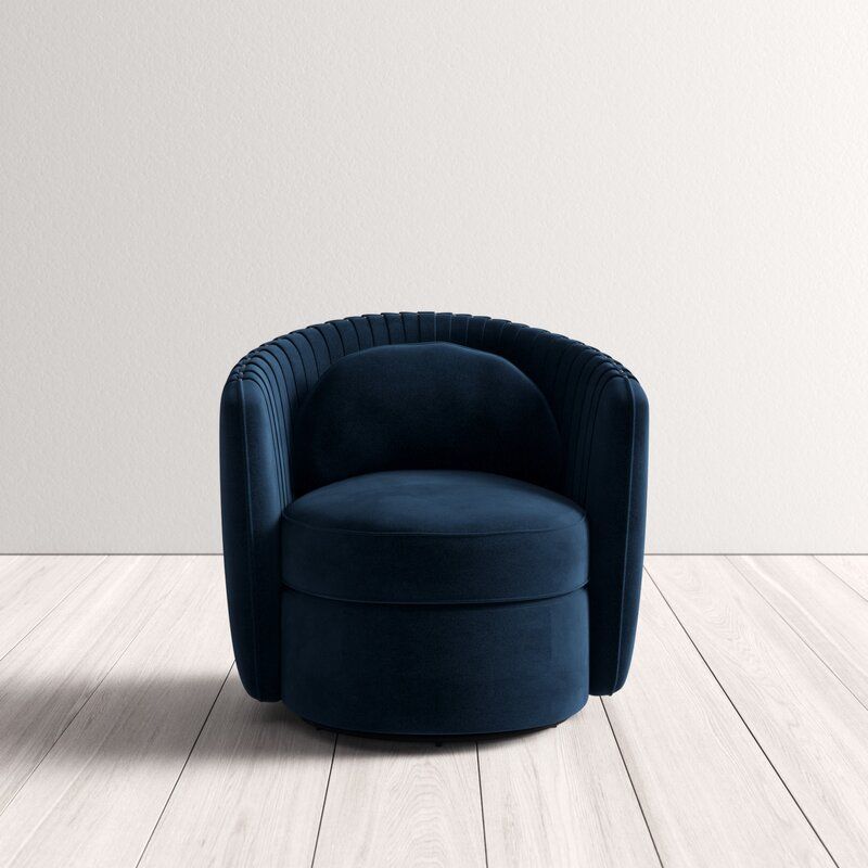 Annalise Swivel Barrel Chair thumbnail 3