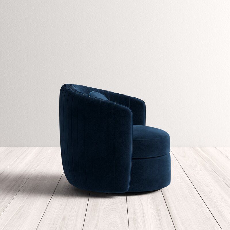 Annalise Swivel Barrel Chair thumbnail 4