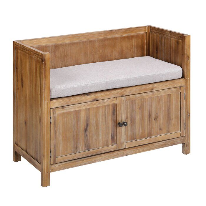 Bullock Wood Storage Bench thumbnail 2