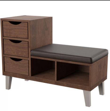 Sperling Faux Leather Storage Bench thumbnail 2