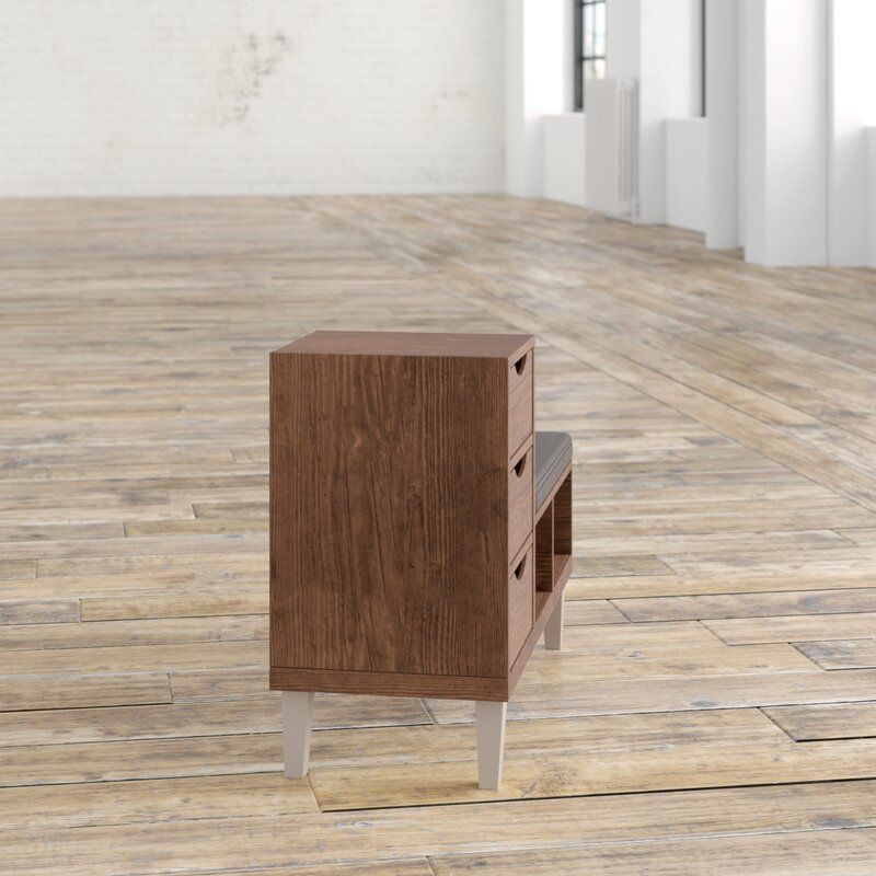 Sperling Faux Leather Storage Bench thumbnail 3