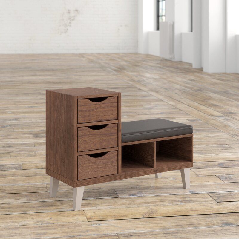 Sperling Faux Leather Storage Bench thumbnail 4