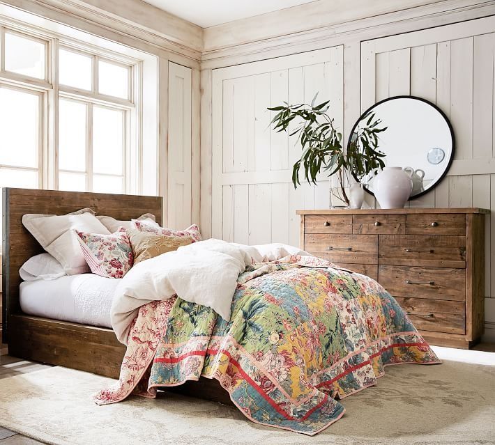 Big Daddy's Antiques Reclaimed Wood Storage Platform Bed-King thumbnail 2