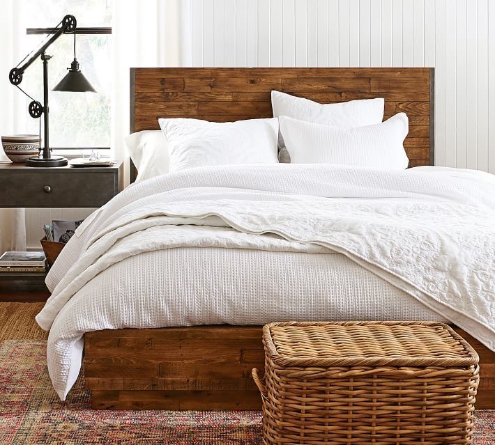 Big Daddy's Antiques Reclaimed Wood Storage Platform Bed-King thumbnail 3