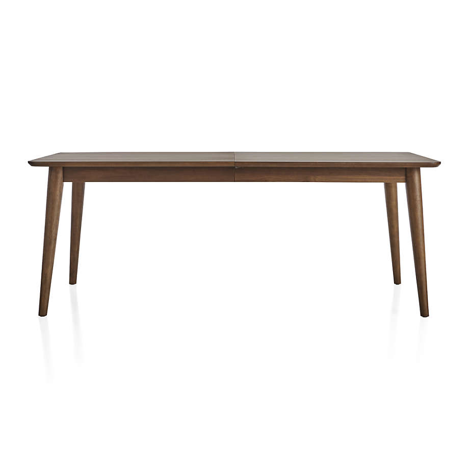 Tate Walnut Extendable Midcentury Dining Table  thumbnail 2