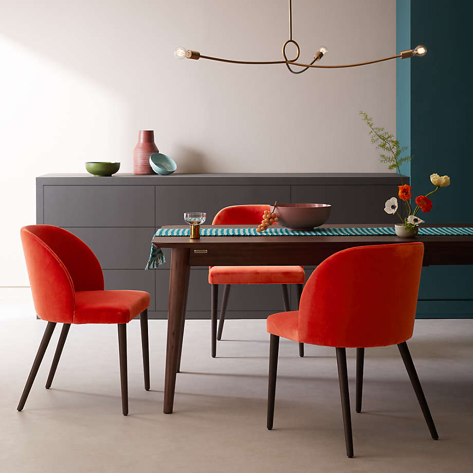Tate Walnut Extendable Midcentury Dining Table  thumbnail 3
