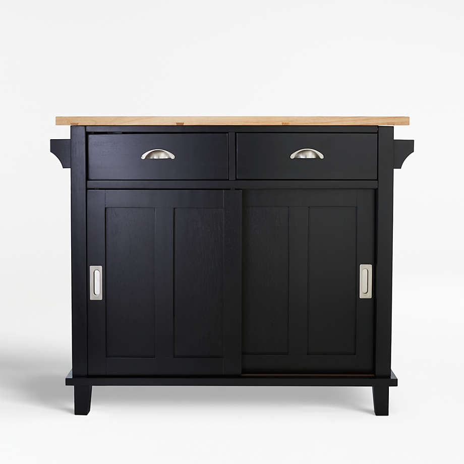 Belmont Black Kitchen Island thumbnail 6