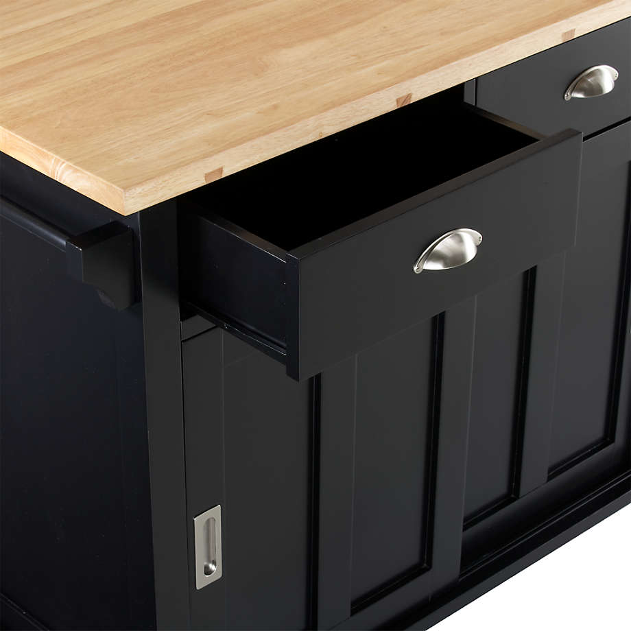Belmont Black Kitchen Island thumbnail 9