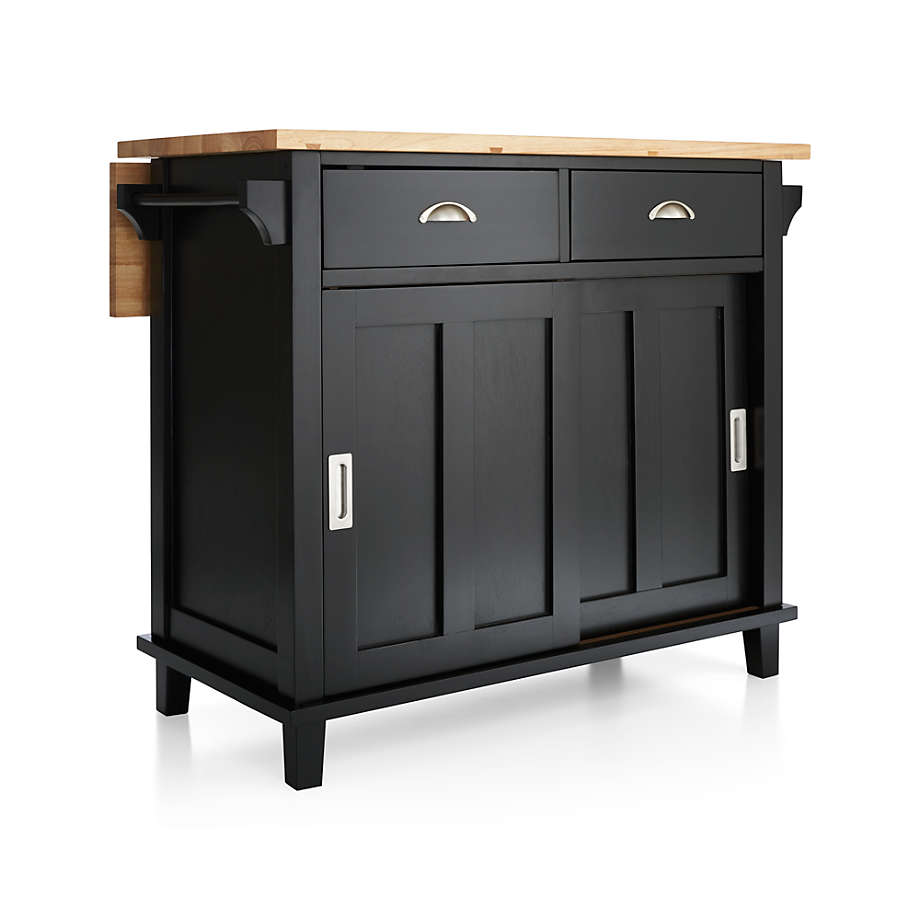 Belmont Black Kitchen Island thumbnail 5