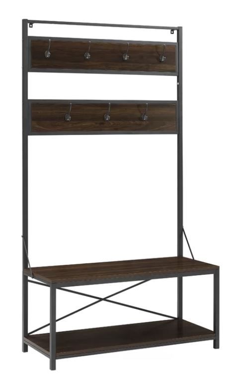 Jannie Hall Tree Bench and Shoe Storage thumbnail 2