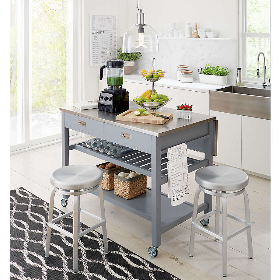 Spin Swivel Backless Counter Stool thumbnail 6