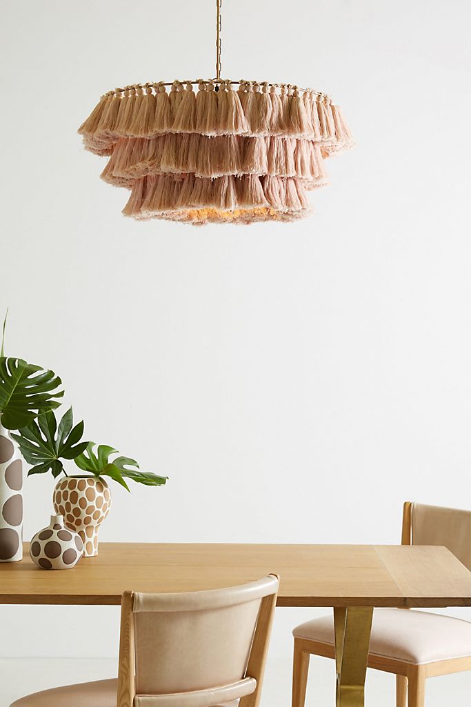 Fela Tasseled Chandelier thumbnail 3