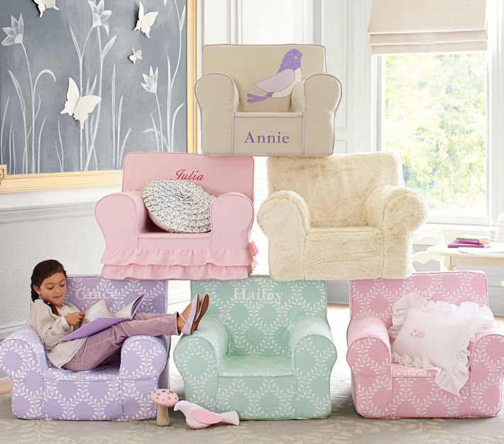 Ivory Faux Fur Anywhere Chair Regular thumbnail 3