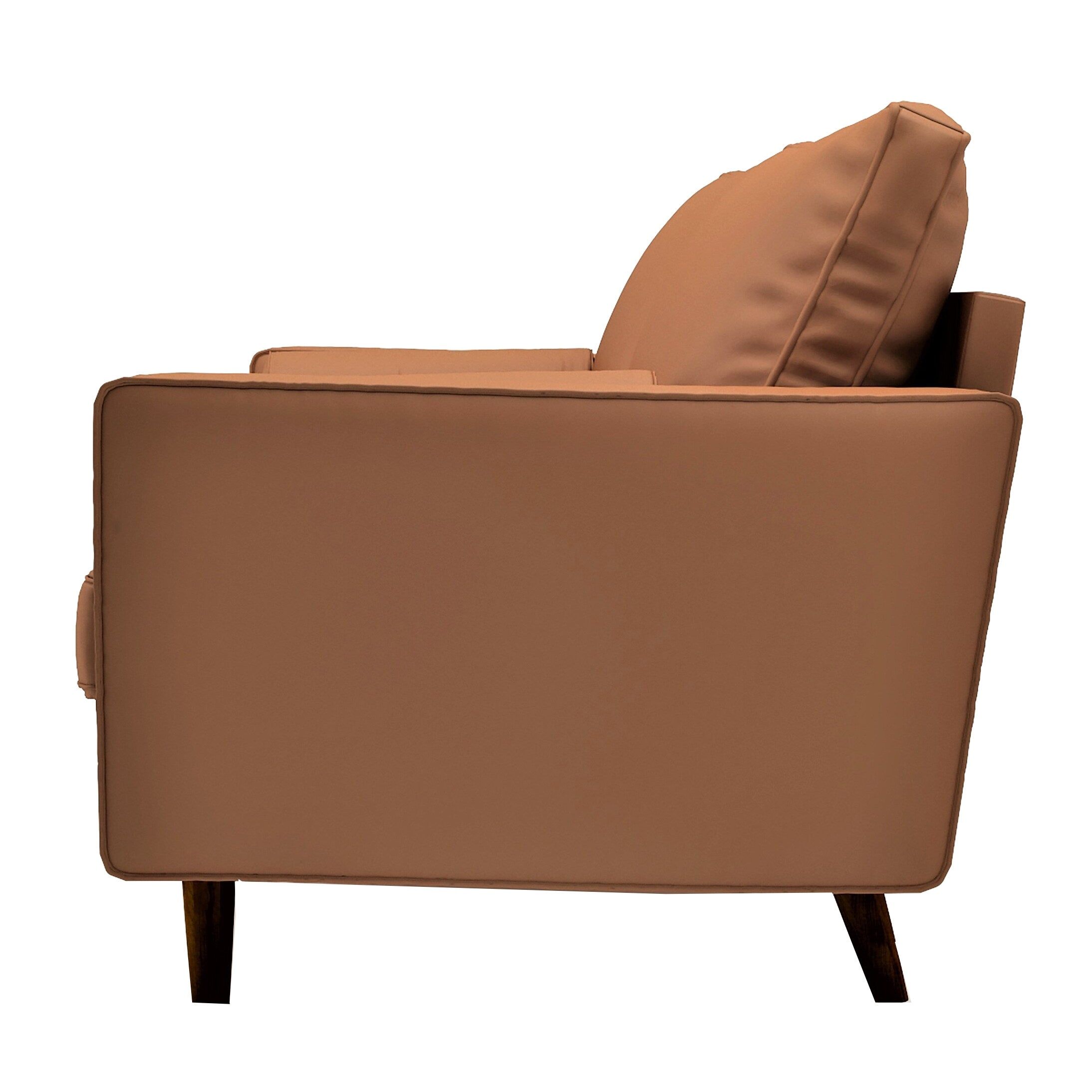 US Pride Mid-century Modern Sofa - Brown thumbnail 2