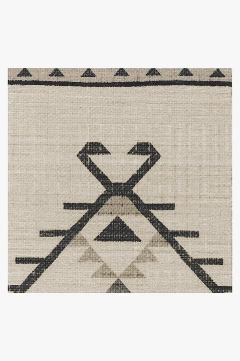 Damali Black White Rug-6'x9' thumbnail 3