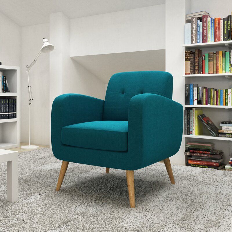 Valeria 30'' Wide Tufted Armchair thumbnail 5