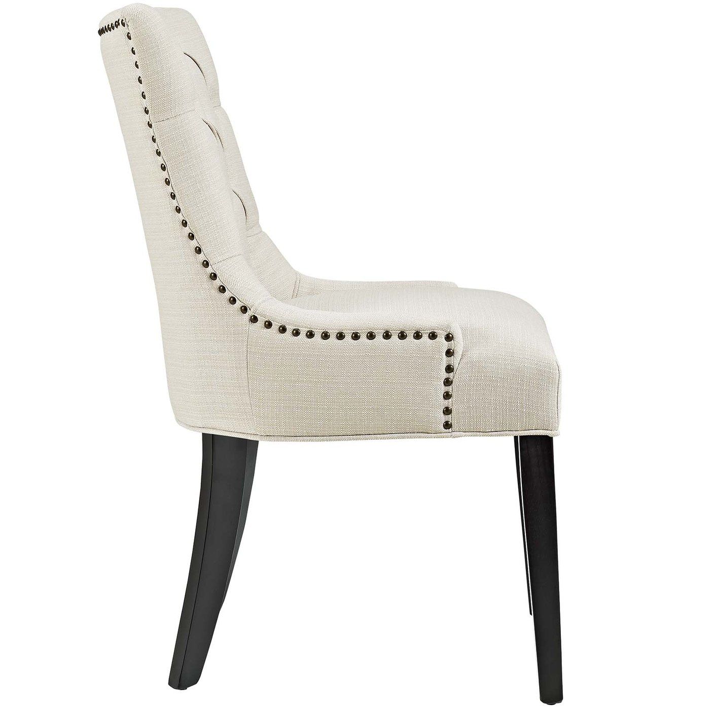 Grant Tufted Fabric Dining Chair - Beige thumbnail 3