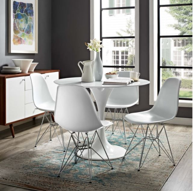 Sira Dining Side Chair - White thumbnail 5