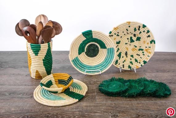 6 Small Forest Bud Duara Round Basket thumbnail 4