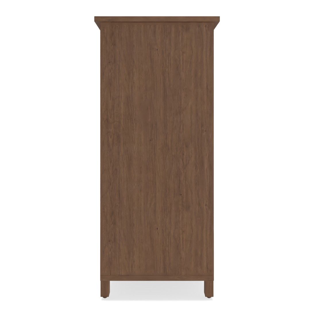 2 Door Woven Cabinet Natural thumbnail 2