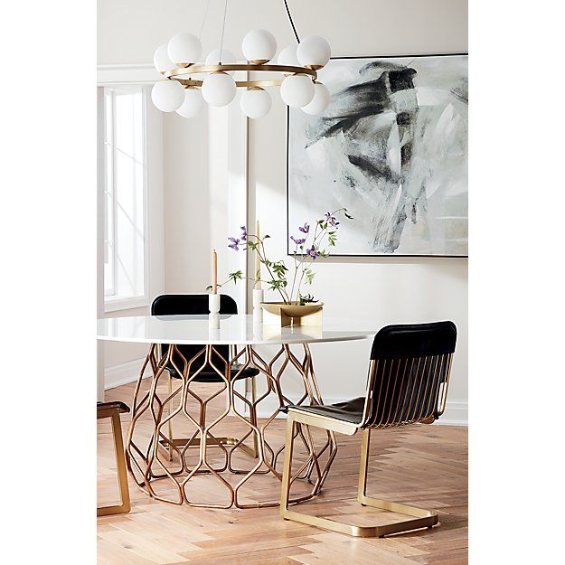 Bubbles Brass Ring Pendant Light  thumbnail 3