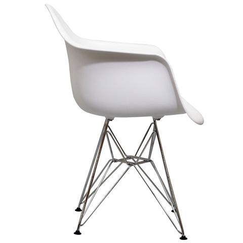 Sira Dining Armchair - White thumbnail 2