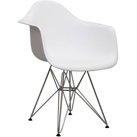 Sira Dining Armchair - White thumbnail 3