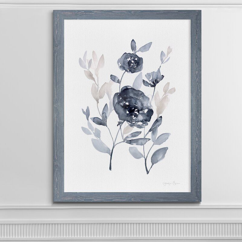 Peonies In Gray II Picture Frame thumbnail 3