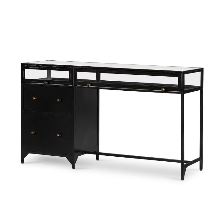 Customer Iron Glass Display Desk thumbnail 2