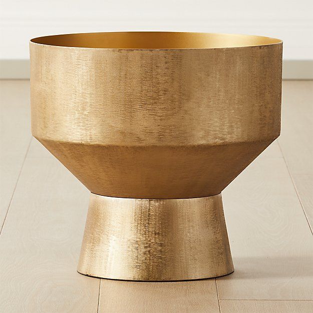 BAST BRASS FLOOR PLANTER LARGE thumbnail 4