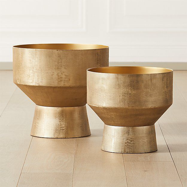 BAST BRASS FLOOR PLANTER LARGE thumbnail 5