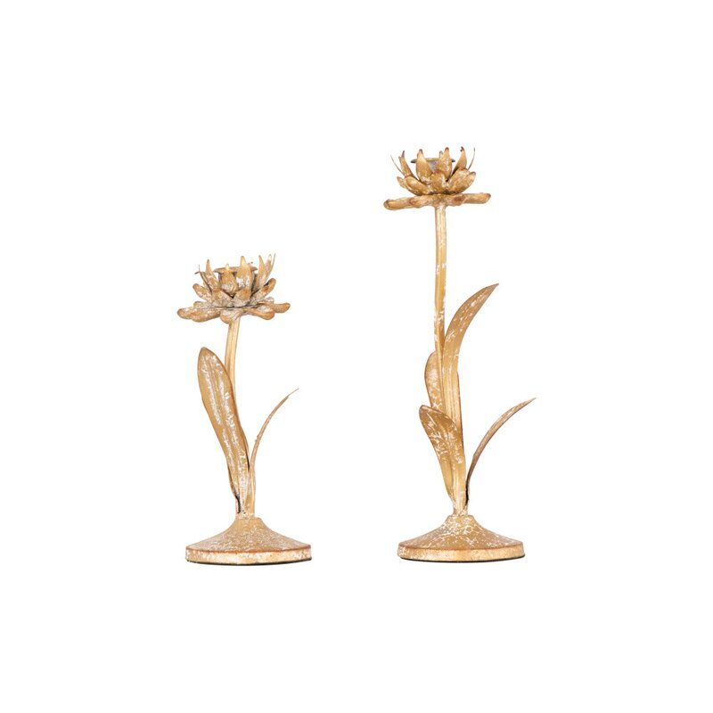 2 Piece Metal Candlestick Set thumbnail 3