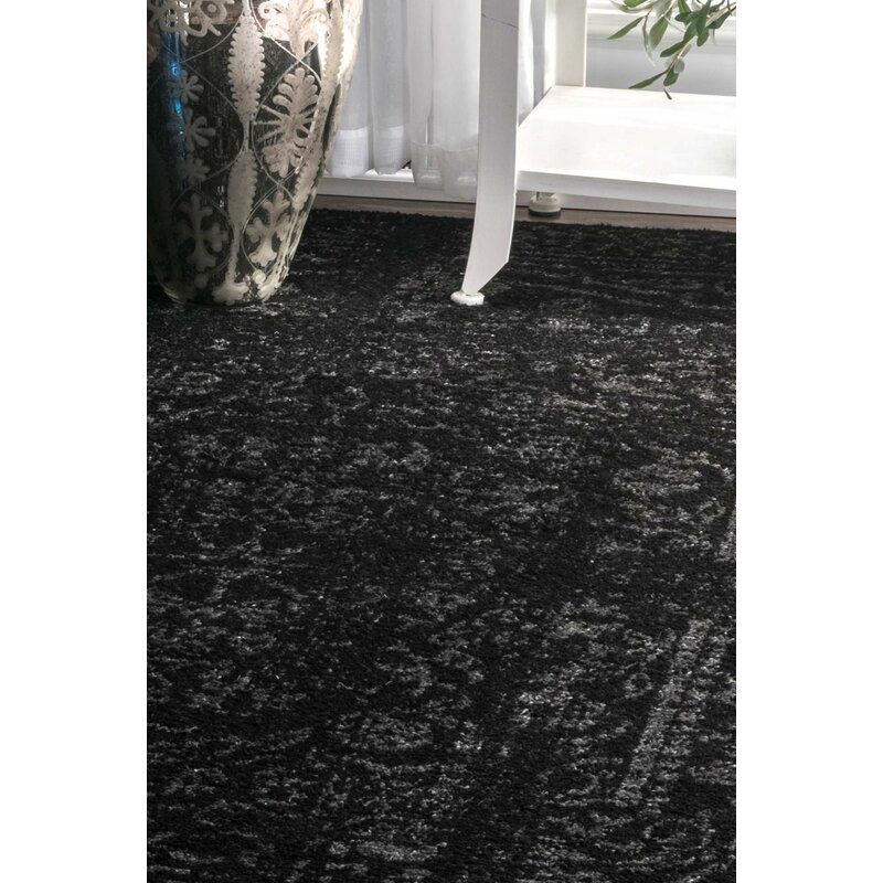 Adira Black Area Rug thumbnail 2