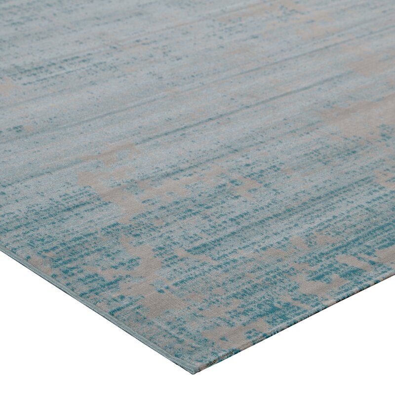 Heider Teal Area Rug thumbnail 2