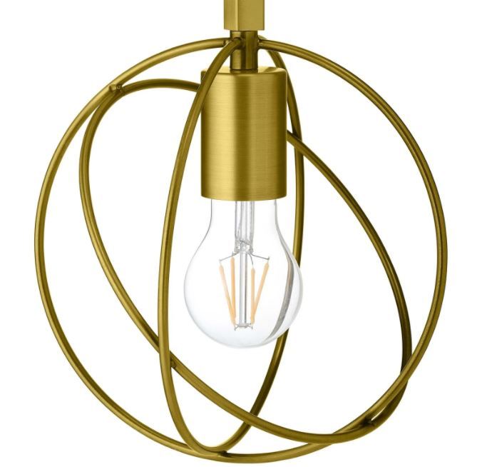 Perimeter Brass Wall Sconce Light Fixture thumbnail 4