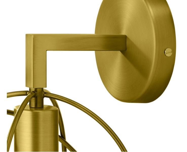 Perimeter Brass Wall Sconce Light Fixture thumbnail 5