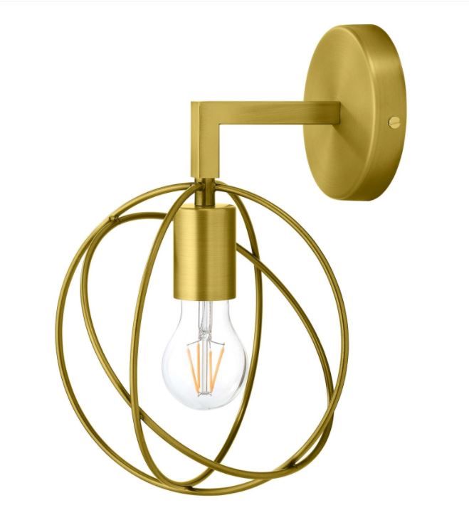 Perimeter Brass Wall Sconce Light Fixture thumbnail 6