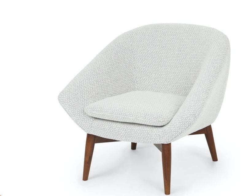 Resa Hartford Gray Lounge Chair thumbnail 2