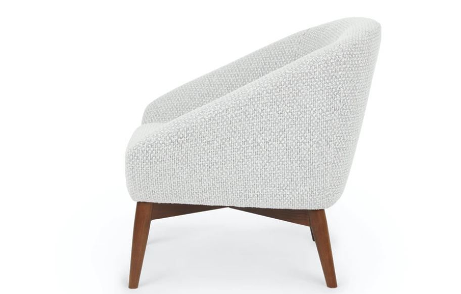 Resa Hartford Gray Lounge Chair thumbnail 3