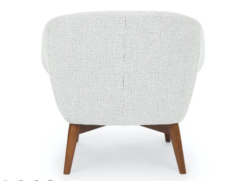 Resa Hartford Gray Lounge Chair thumbnail 4