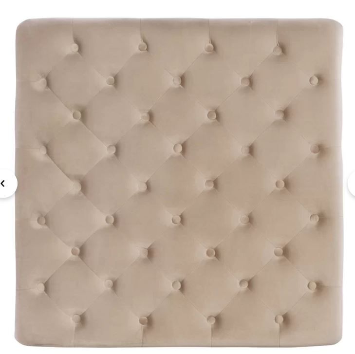 Myah 34.6" Tufted Square Cocktail Ottoman thumbnail 3