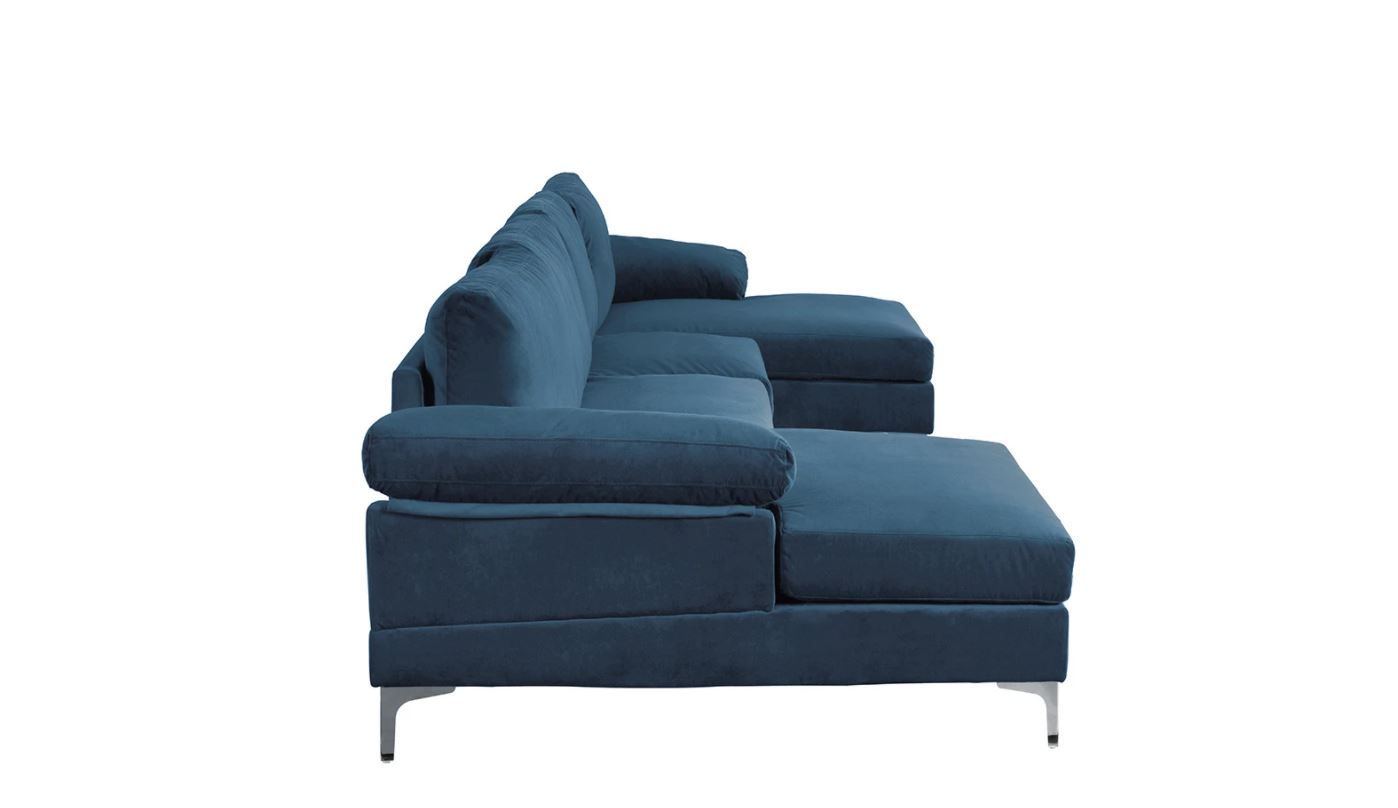 AMANDA XL MODERN VELVET SOFA thumbnail 4