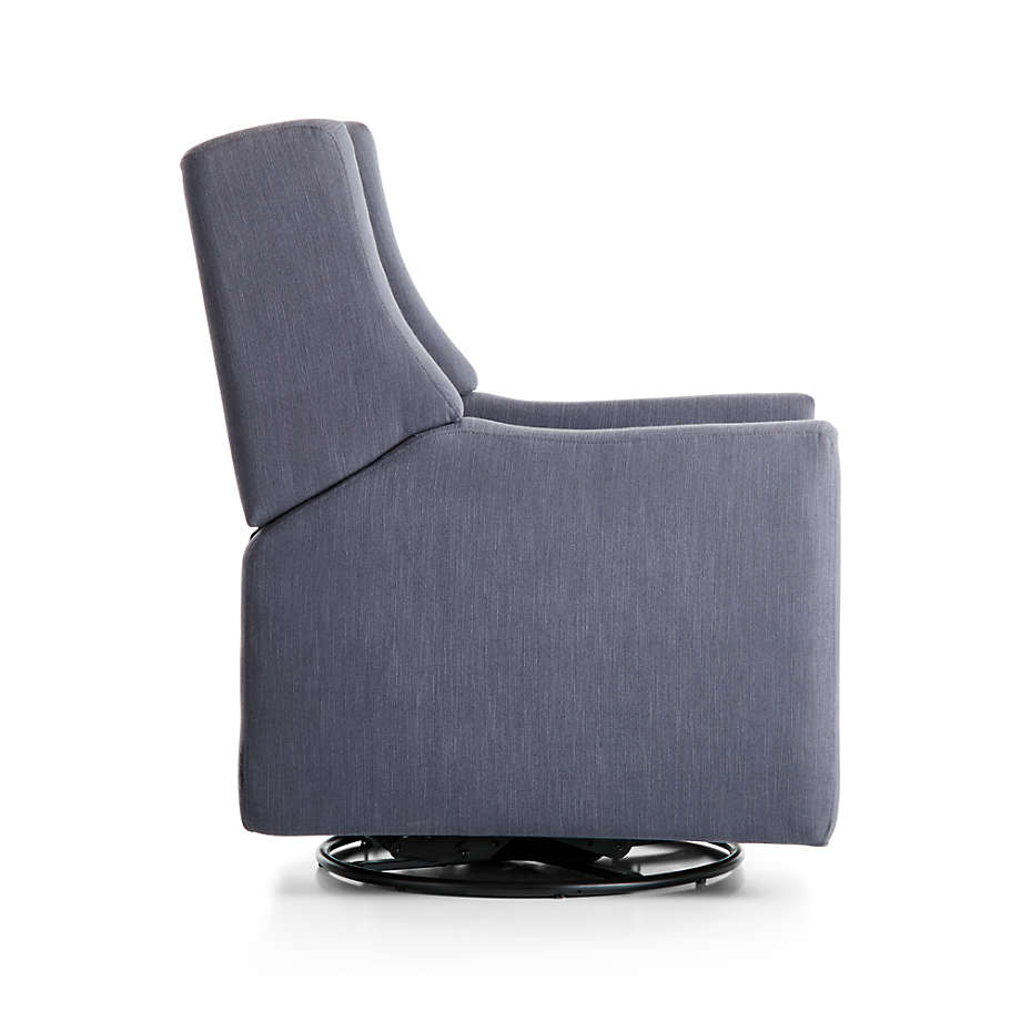 Babyletto Kiwi Dark Blue Power Recliner Glider thumbnail 5