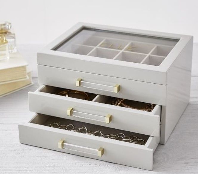 Elle Lacquer Jewelry Display Box thumbnail 2