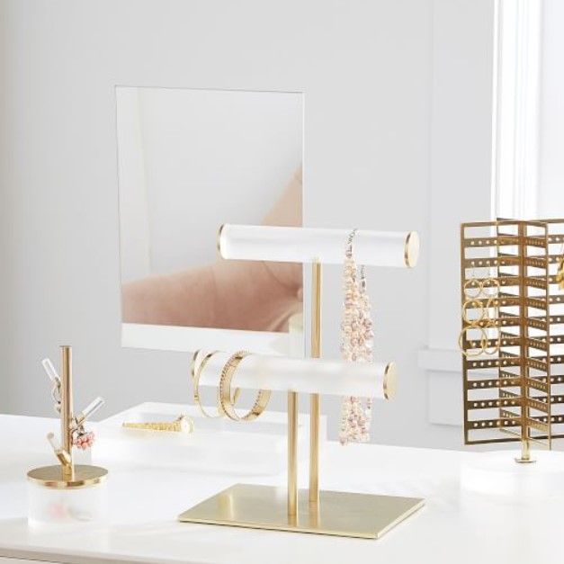 Ava Frosted Acrylic Beauty Mirror thumbnail 3