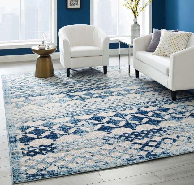 Reflect Giada Abstract Diamond Moroccan Trellis Area Rug thumbnail 4