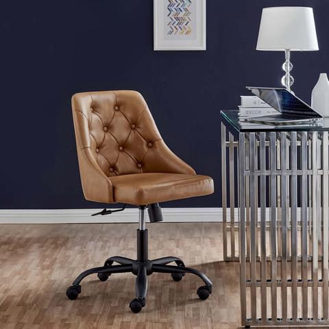 Sting Tufted Swivel Vegan Leather Office Chair thumbnail 2
