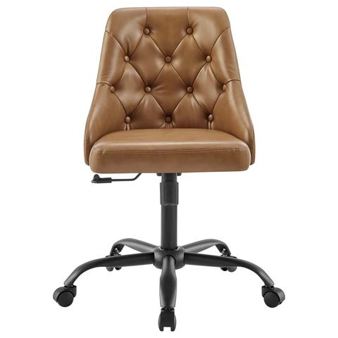 Sting Tufted Swivel Vegan Leather Office Chair thumbnail 3